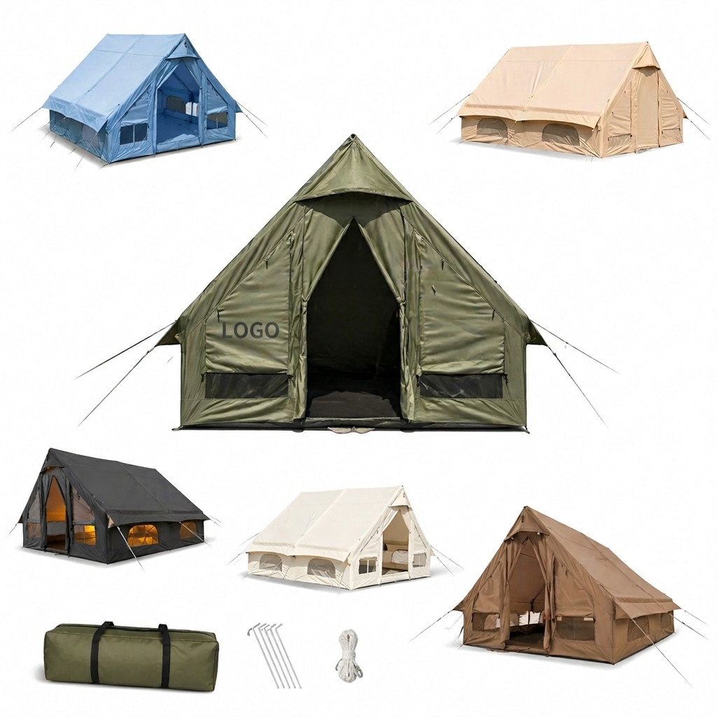Rugged A-Frame Canvas Shelter - Weather Resistant Cabin Tent
