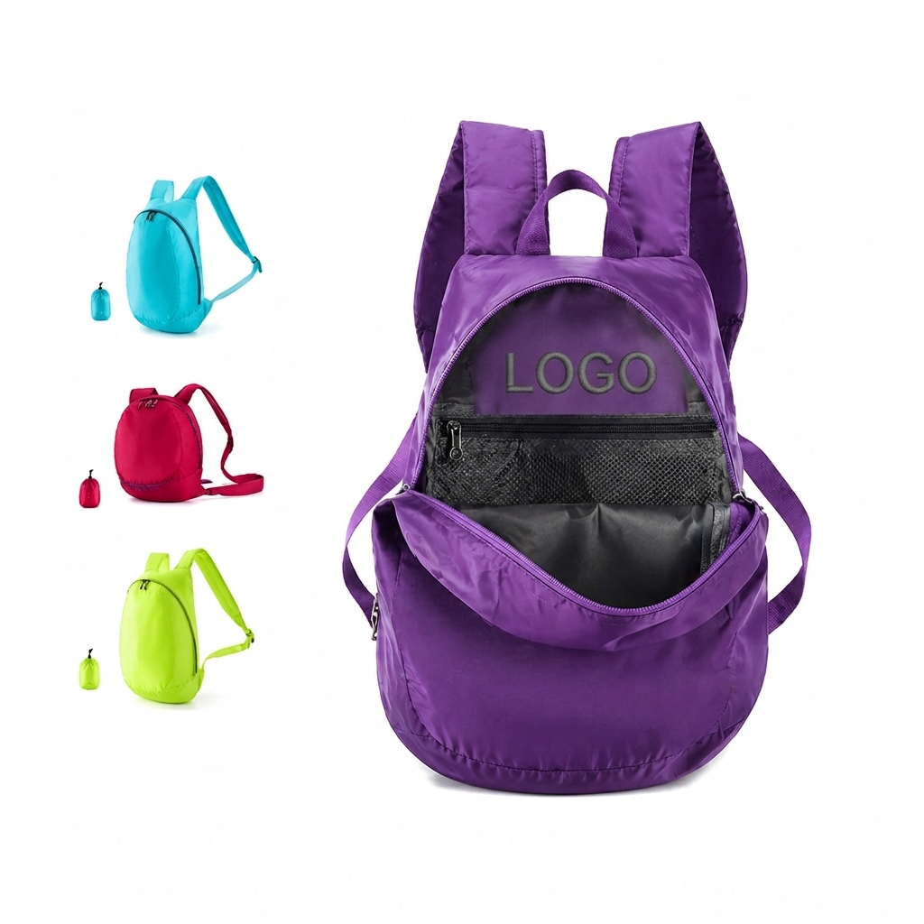 Packable Lightweight Water-Resistant Compact Travel Daypack