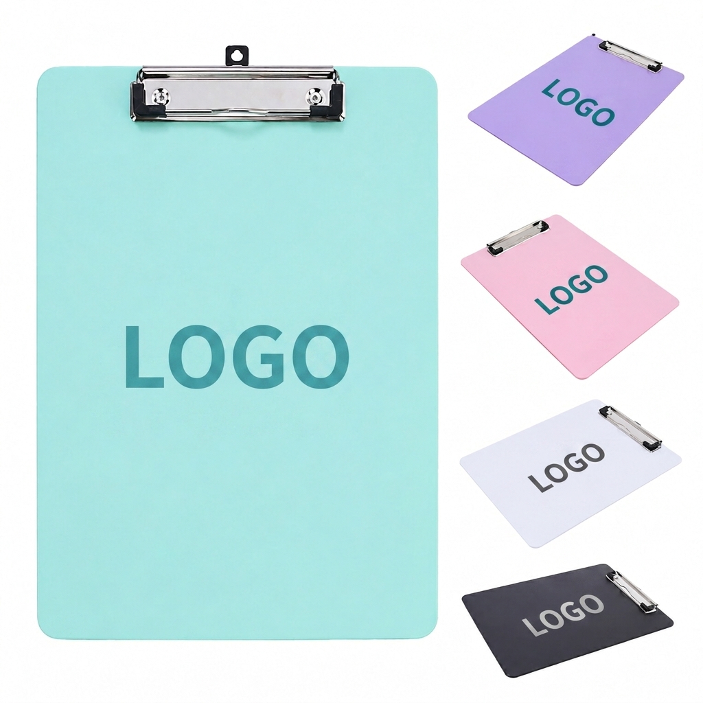 Sleek Recycled Polypropylene Clipboard with Low-Profile Tension Clip