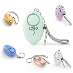 Emergency Safety Alarm Keychain with Integrated Pull-Pin