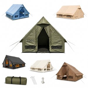 Rugged A-Frame Canvas Shelter - Weather Resistant Cabin Tent