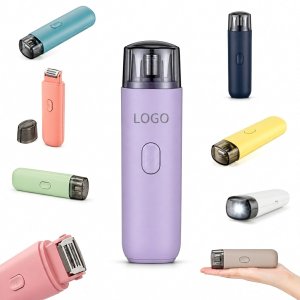 Compact Cordless Personal Grooming Tool with Stainless Steel Blades