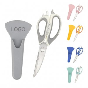 Detachable Multi-Purpose Kitchen Scissors with Magnetic Storage Case